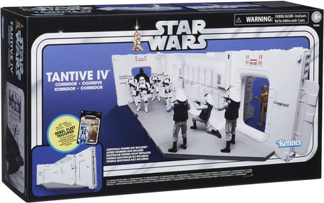 Star Wars Episode V Vintage Collection Tantive Iv Hallway Et Figurine Rebel Fleet Trooper 10 Cm