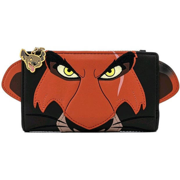 DISNEY - PORTE-MONNAIE THE LION KING SCAR COSPLAY BY LOUNGEFLY 16*10CM