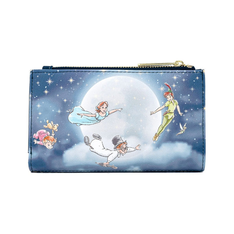 DISNEY - PORTE-MONNAIE PETER PAN SECOND STAR GLOW BY LOUNGEFLY 16*10cm