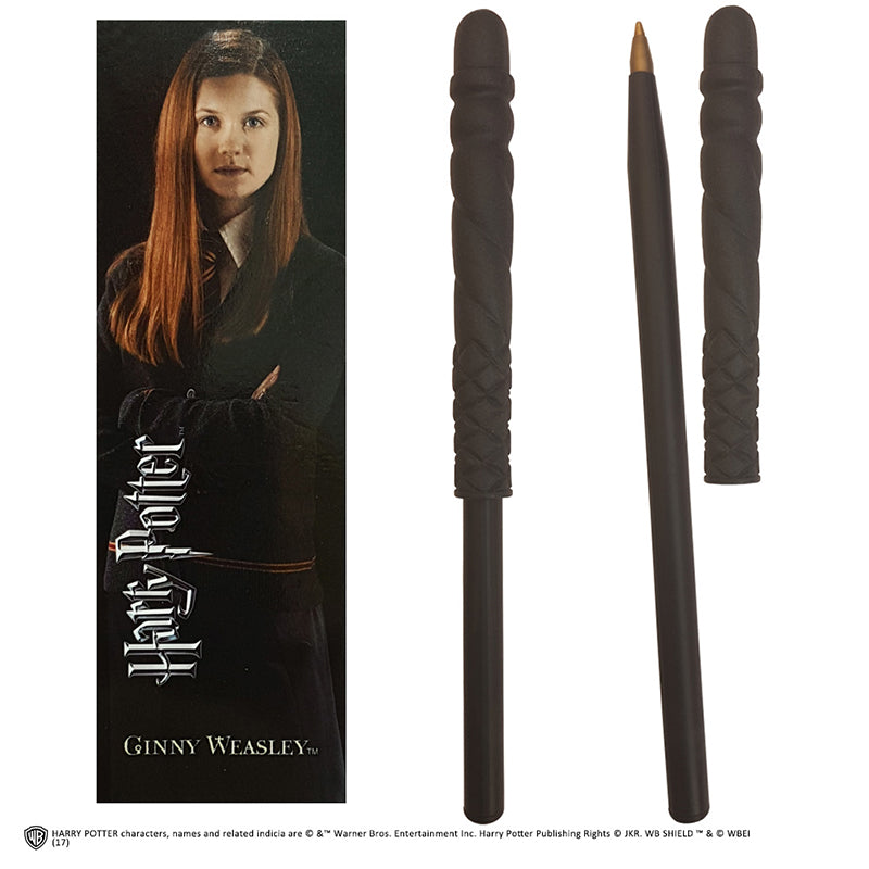 Noble Collection - Stylo Et Marque-Page Harry Potter Ginny Wand