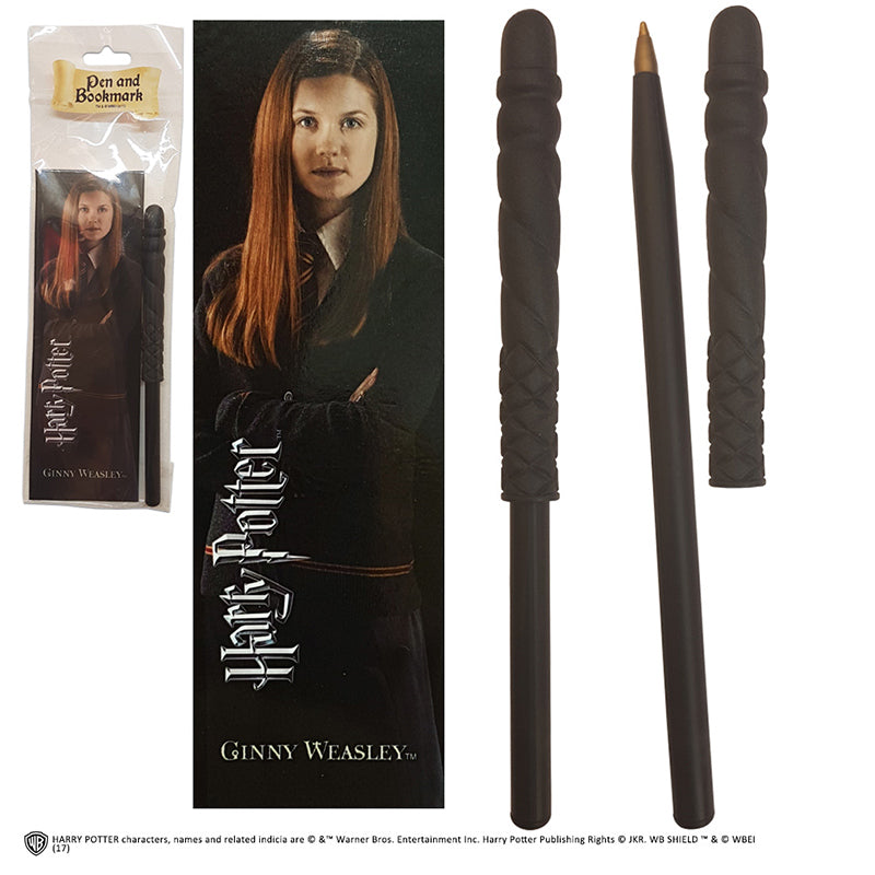 Noble Collection - Stylo Et Marque-Page Harry Potter Ginny Wand