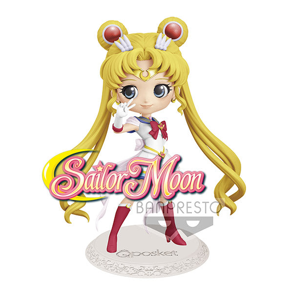 Banpresto - Sailor Moon Eternal Q Posket Super Sailor Moon Ver A 14Cm