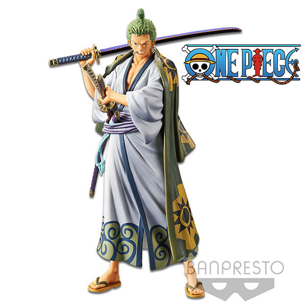 Banpresto - One Piece Dxf Grandline Men Wanokuni Vol 2 Zoro 17Cm
