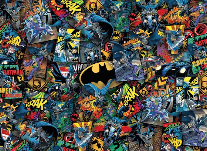 Clementoni - Dc Comics Impossible Puzzle Batman (1000 Pièces)
