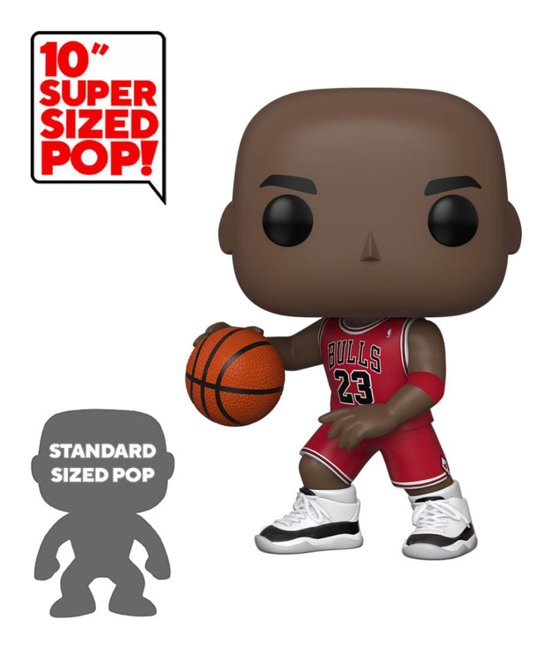 FUNKO - Nba Super Sized Pop! Vinyl Figurine Michael Jordan (Red Jersey) 25 Cm 