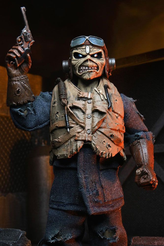 Neca - Iron Maiden Figurine Retro Aces High Eddie 20 Cm